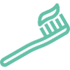 A toothbrush icon